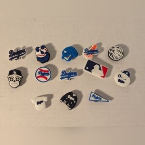 Dodgers Crocs charms set of 13